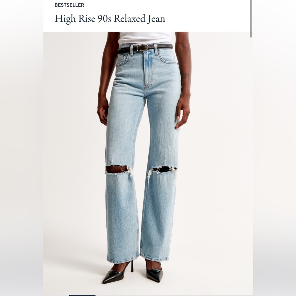 Abercrombie High Rise 90s Relaxed Jeans